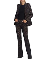 Georgina Single-Breasted Lace Blazer