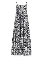 Floral Cotton Poplin Maxi Dress