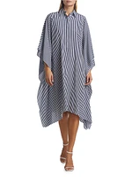 Silk Caftan Shirtdress