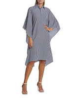 Silk Caftan Shirtdress