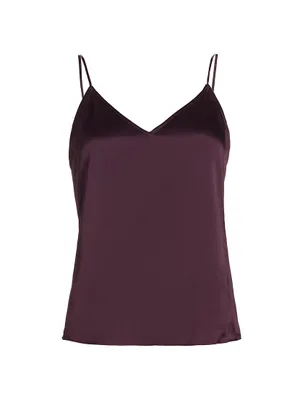 V-Neck Silk Camisole