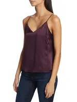 V-Neck Silk Camisole