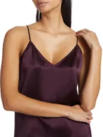 V-Neck Silk Camisole