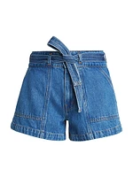 Raye Denim Utility Shorts