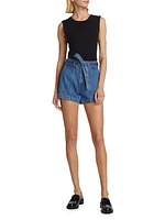 Raye Denim Utility Shorts