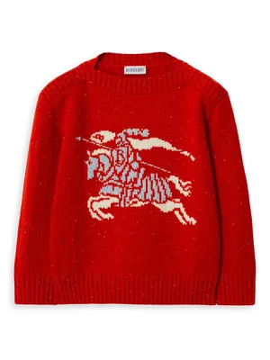 Little Kid's & Patrick Wool-Blend Logo Sweater