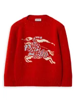 Little Kid's & Patrick Wool-Blend Logo Sweater