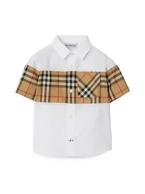 Baby Boy's & Little Devon Button-Front Shirt