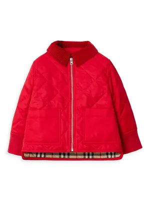 Baby Boy's & Little Otis Quilted Jacket