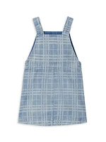 Little Girl's & Martine Check Denim Dress