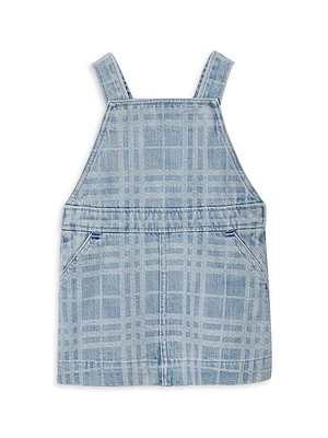 Baby Girl's & Little Girls' Martine Check Denim Dress