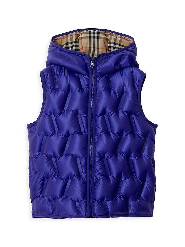 Little Boy's & Noah Hooded Vest