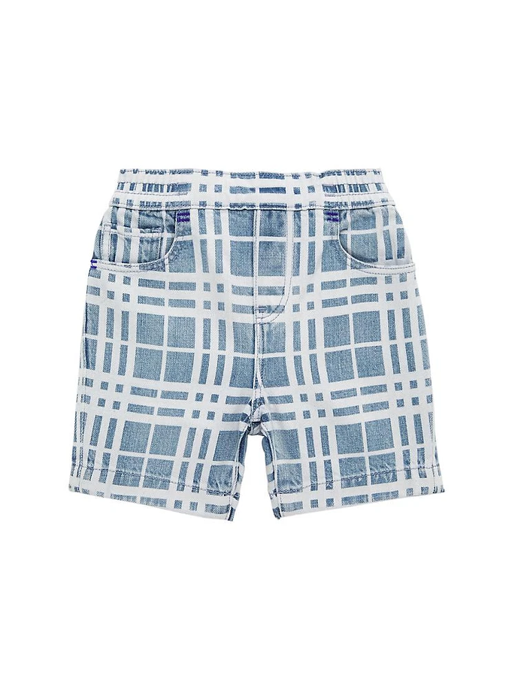 Baby Boy's & Little Mini Castiel Check Shorts