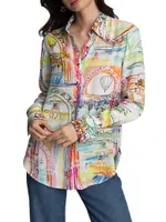 Gabriela Silk-Blend Scenic Shirt