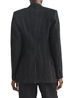 Laurence Striped Wool Single-Breasted Blazer