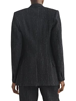 Laurence Striped Wool Single-Breasted Blazer