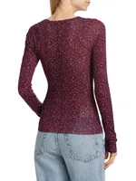 Shaw Cotton-Blend Crewneck Long-Sleeve Sweater