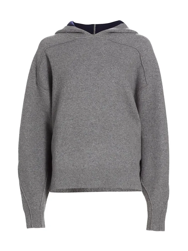 Bridget Wool-Blend Knit Hoodie