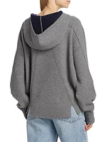 Bridget Wool-Blend Knit Hoodie