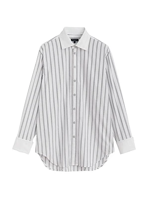 Diana Striped Button-Up Shirt