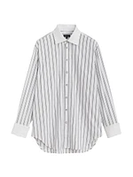 Diana Striped Button-Up Shirt