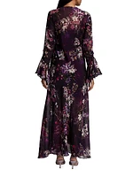 Diana Silk-Blend Floral Maxi Dress