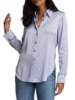 Gabriela Silk-Blend Charmeuse Shirt