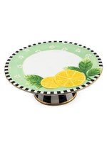 Lemon Large Pedestal Platter