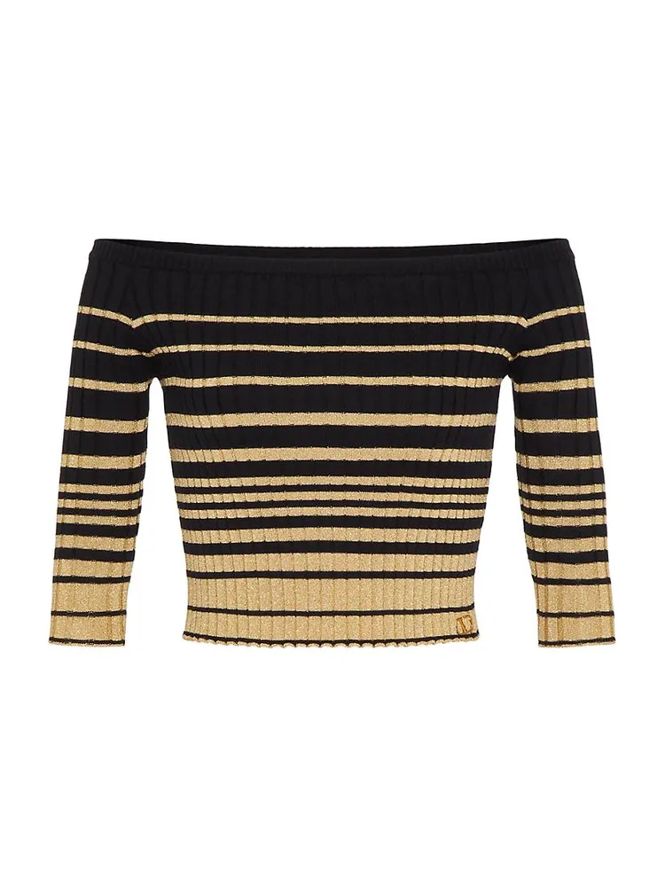 Cotton And Lurex Jumper