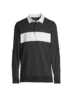 Striped Relaxed-Fit Polo Shirt