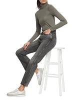 Slim Kick High-Rise Cropped Jeans