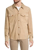 Suede Shirt Jacket