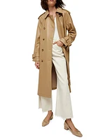 Conneley Dickey Faux Leather Trench Coat