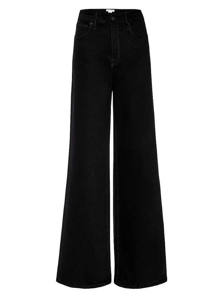 Velvet Wide-Leg Pant