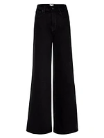 Velvet Wide-Leg Pant