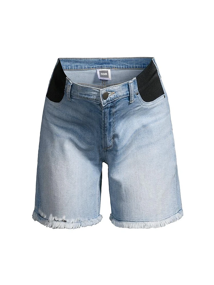 Montauk Maternity Denim Shorts