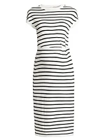 Lydia Striped Maternity Dress