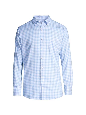 Crown Elmwood Gingham Button-Front Shirt