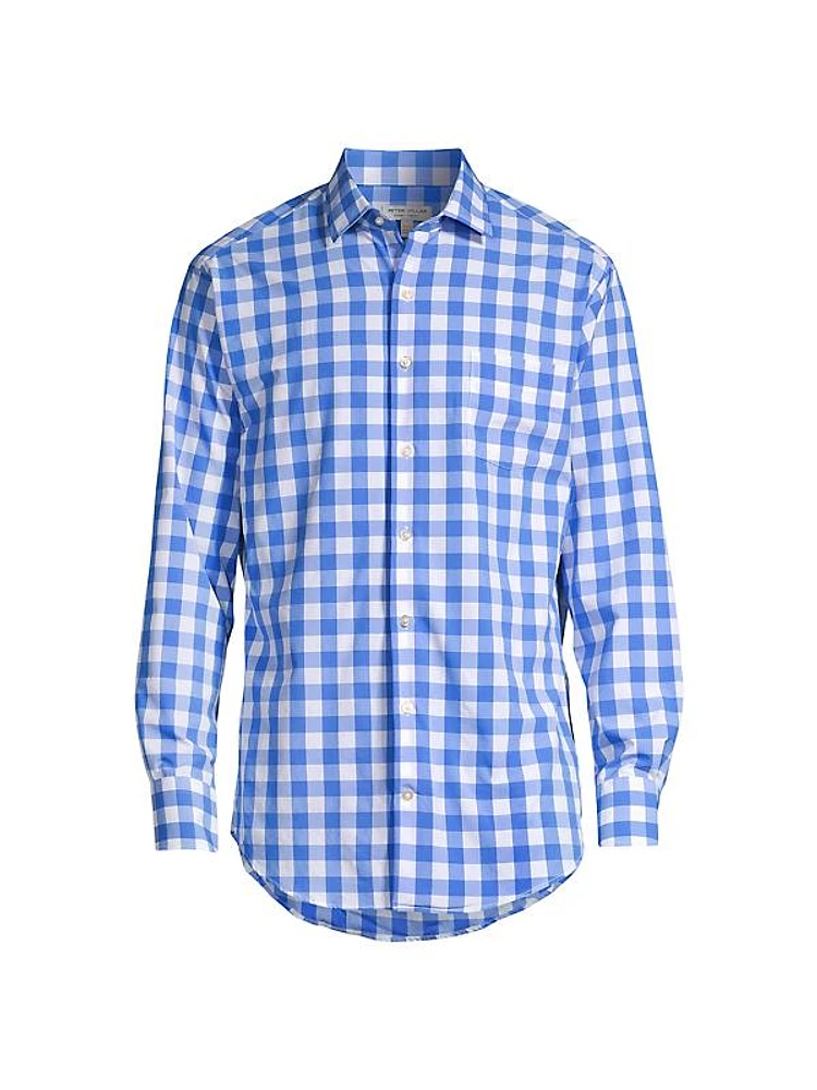 Crown Van Ness Plaid Button-Front Shirt