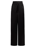 Simon Double-Layer Wide-Leg Trousers