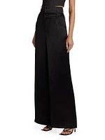 Simon Double-Layer Wide-Leg Trousers