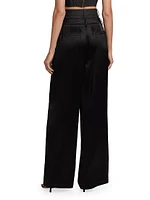 Simon Double-Layer Wide-Leg Trousers