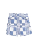 Baby Boy's Check Jacquard Shorts