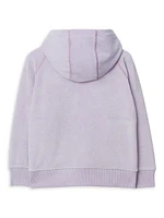 Little Girl's & Toweling Zip-Up Hoodie