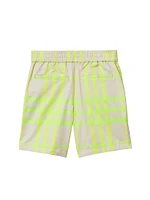 Baby Boy's, Little Boy's & Roman Check Cotton Shorts