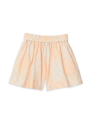 Baby's, Little Girl's & Woven Check Shorts