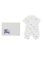 Baby's Equestrian Knight Shirt & Bubble Pants Set