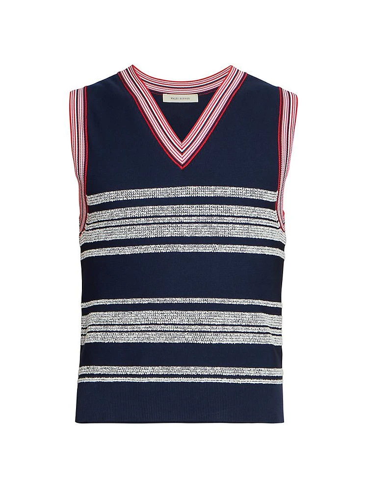 Shade Stripe Sweater Vest