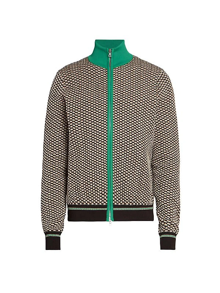 Orchestre Jacquard Knit Track Jacket