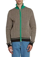 Orchestre Jacquard Knit Track Jacket